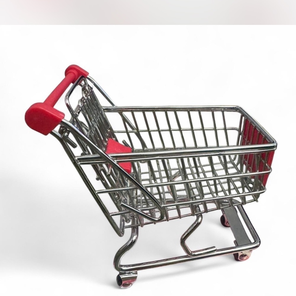 Ding Shield Mini Shopping Cart with Red Accents